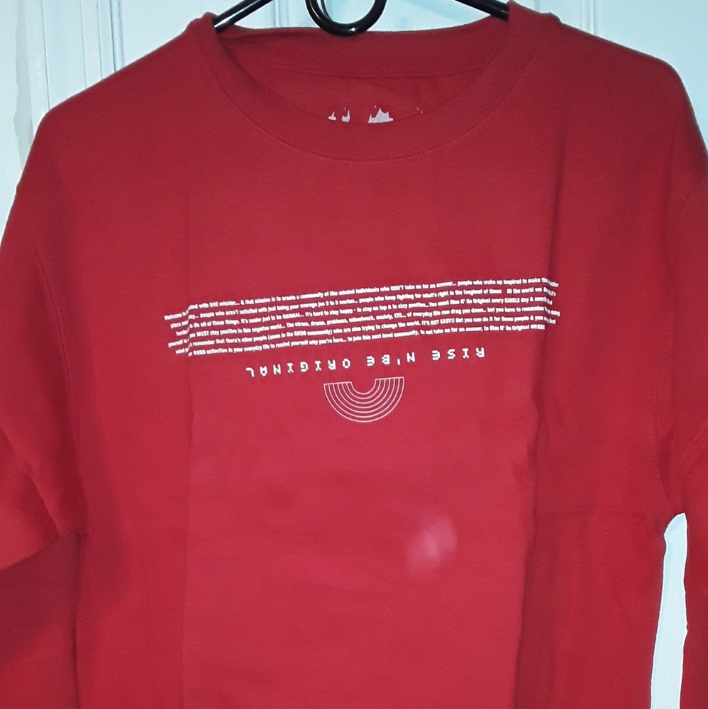 Red sweatshirt
